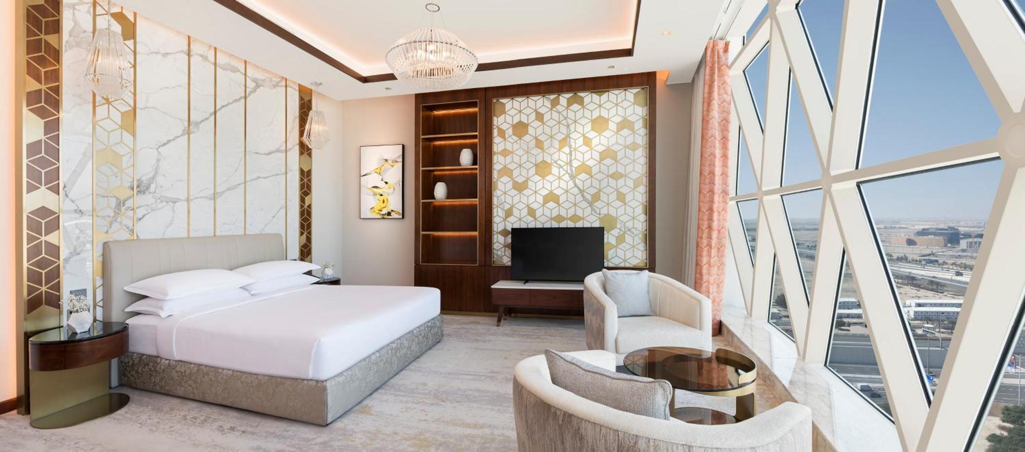 Velero Hotel Doha Lusail Esterno foto A bedroom at the hotel