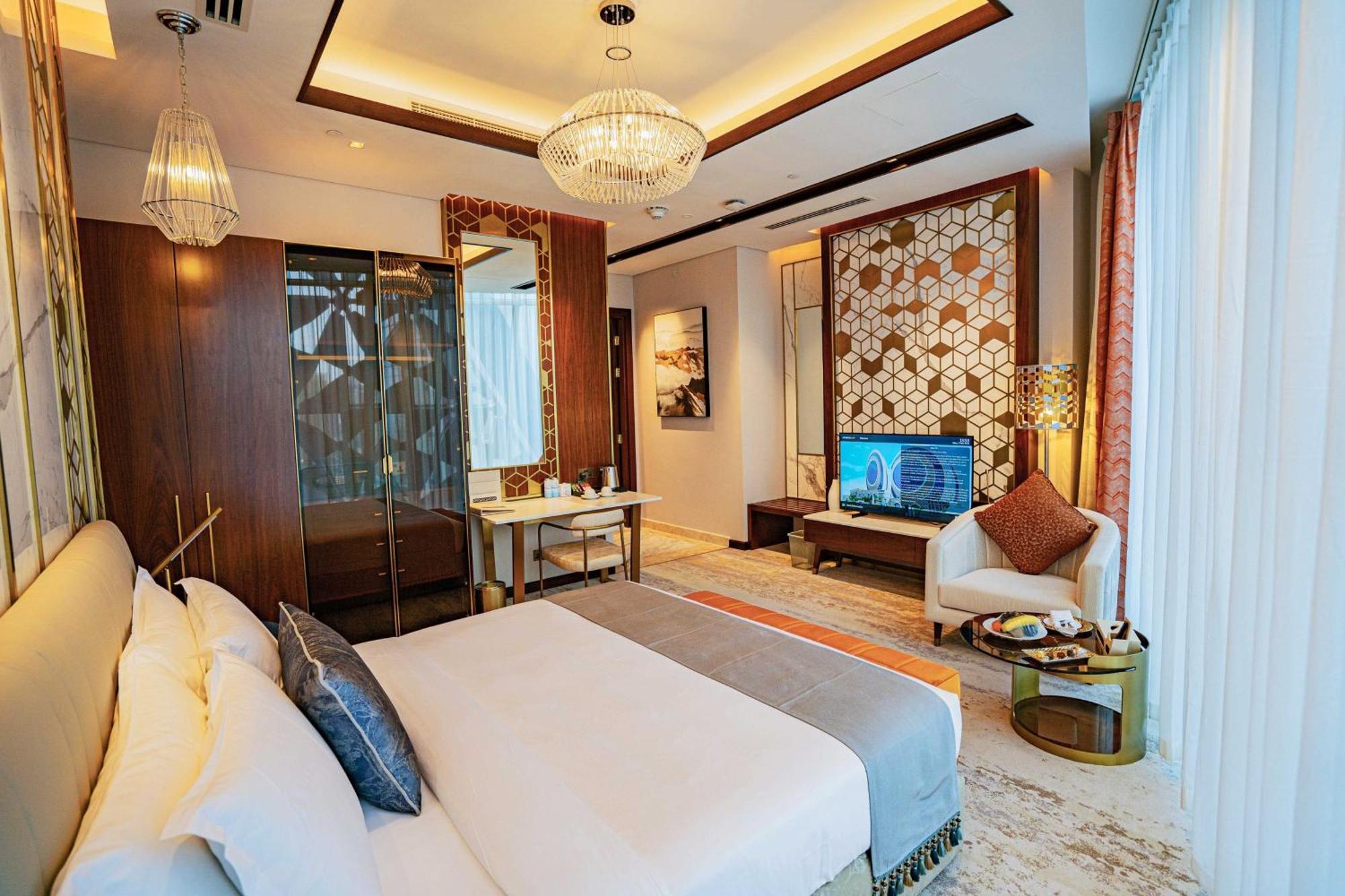 Velero Hotel Doha Lusail Esterno foto A bedroom at the hotel